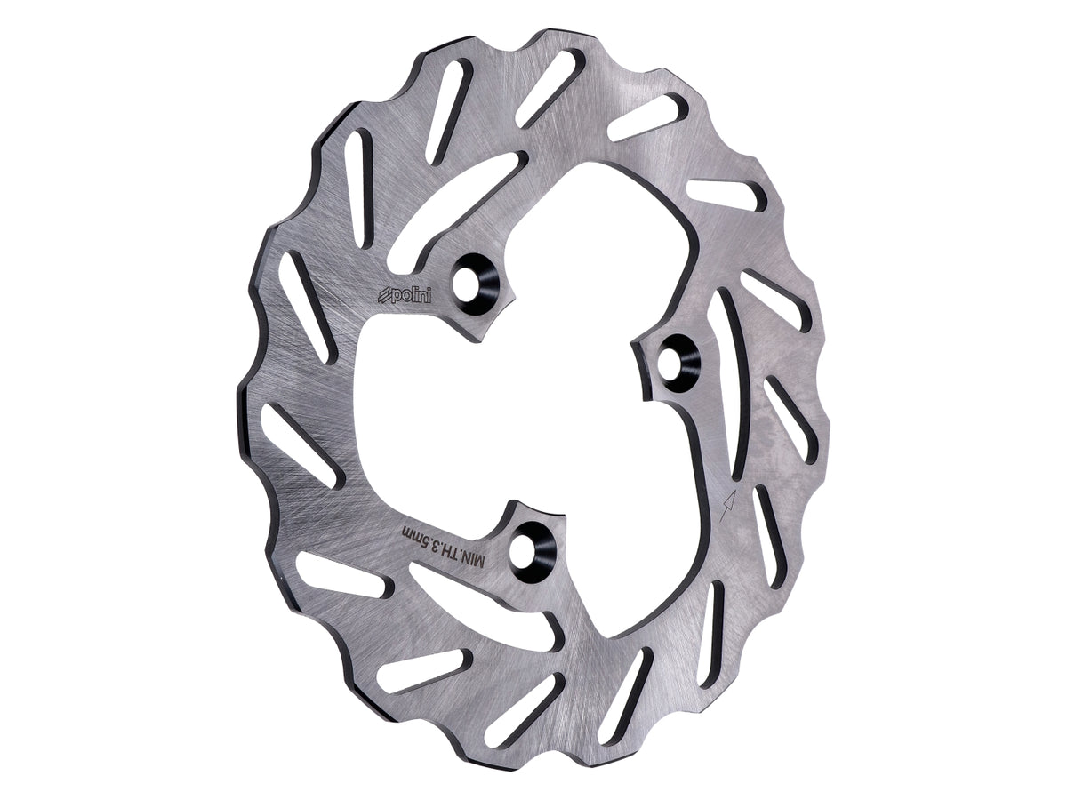 Disque de frein Polini Wavy pour Aprilia, Gilera, Malaguti, Piaggio