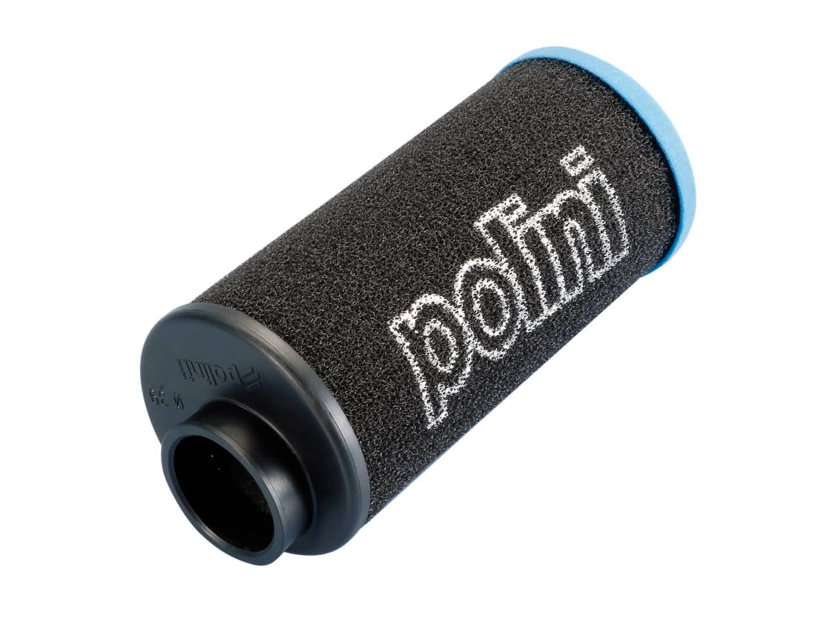 Filtre à air Polini Evolution 2 39mm droit noir-bleu