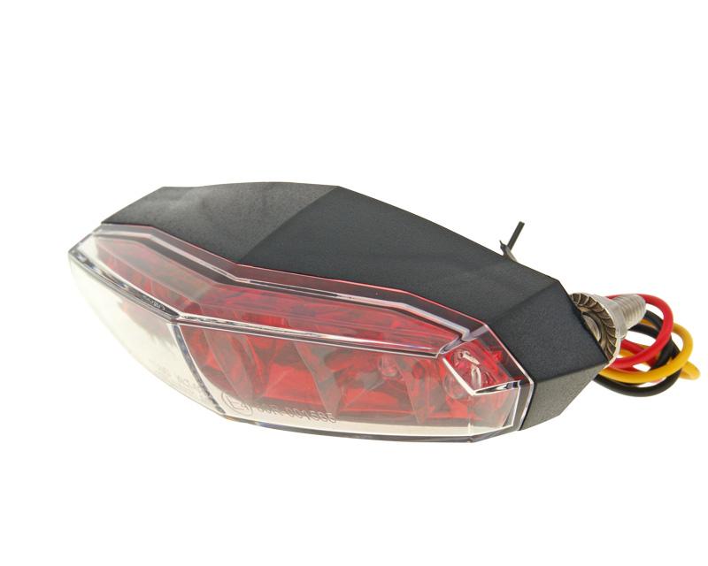 Feu arrière Koso LED verre clair universel