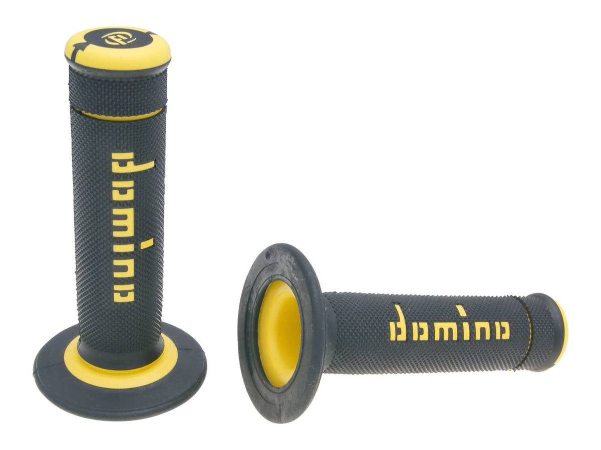 Poignées Domino A190 Off-Road noir / jaune
