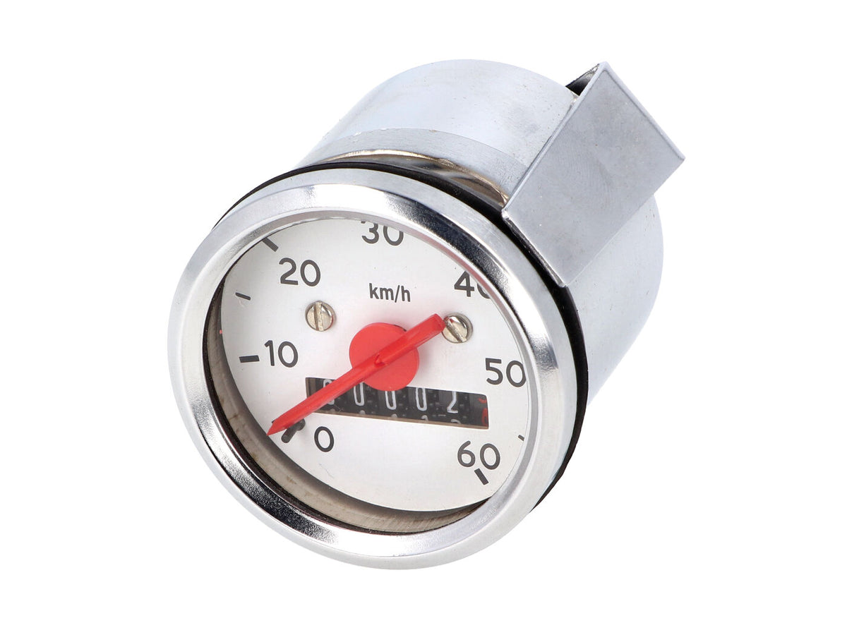 Compteur de vitesse 60km/h rond 48mm pour Simson S50, S51, S70, Schwalbe, Sperber, Habicht, Star