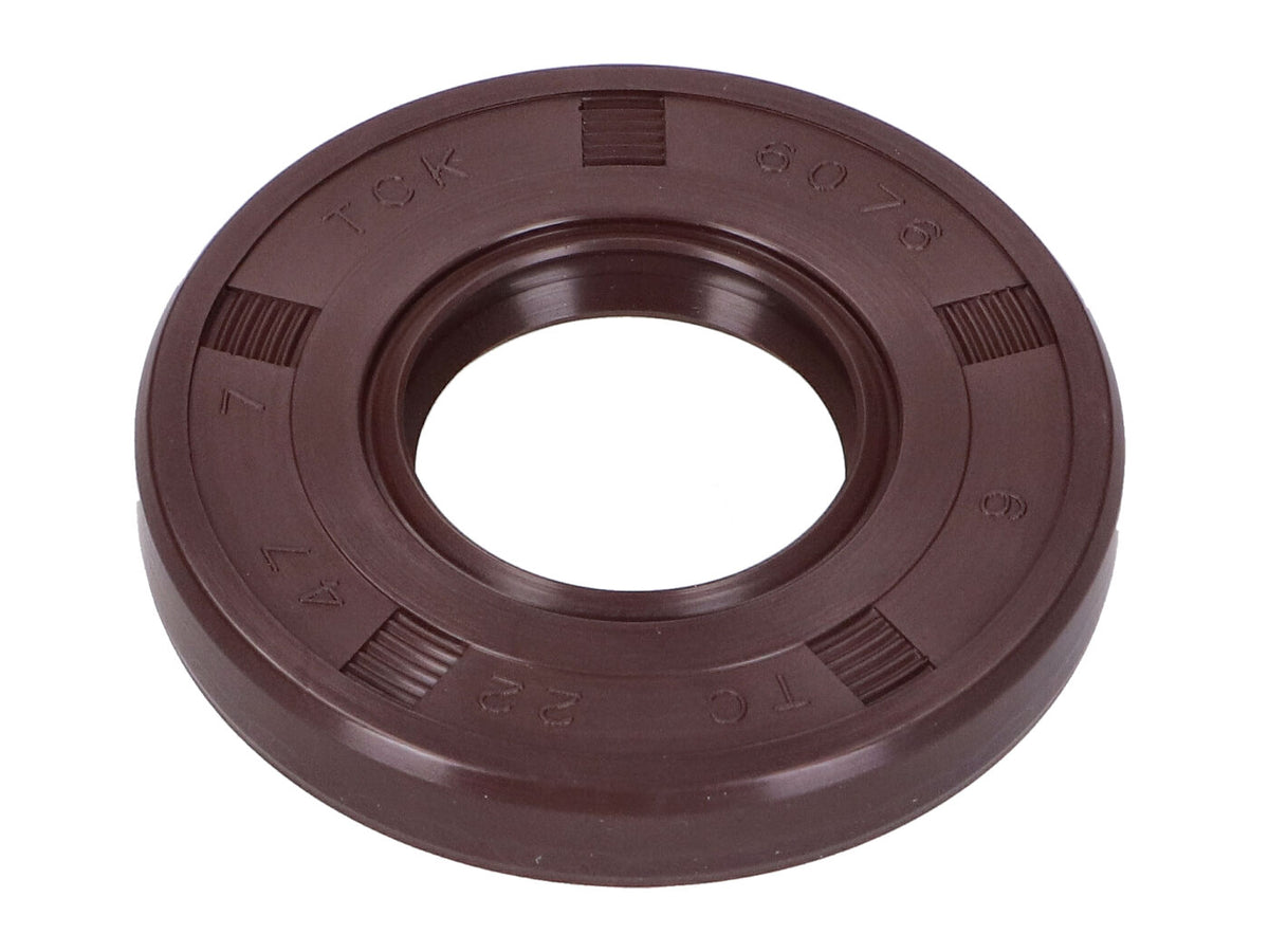 Joint spi FKM TCK 22x47x7mm brun pour Simson S50, SR4-1, SR4-2, SR4-3, SR4-4, KR51/1 Schwalbe, Star, Sperber, Spatz, Habicht