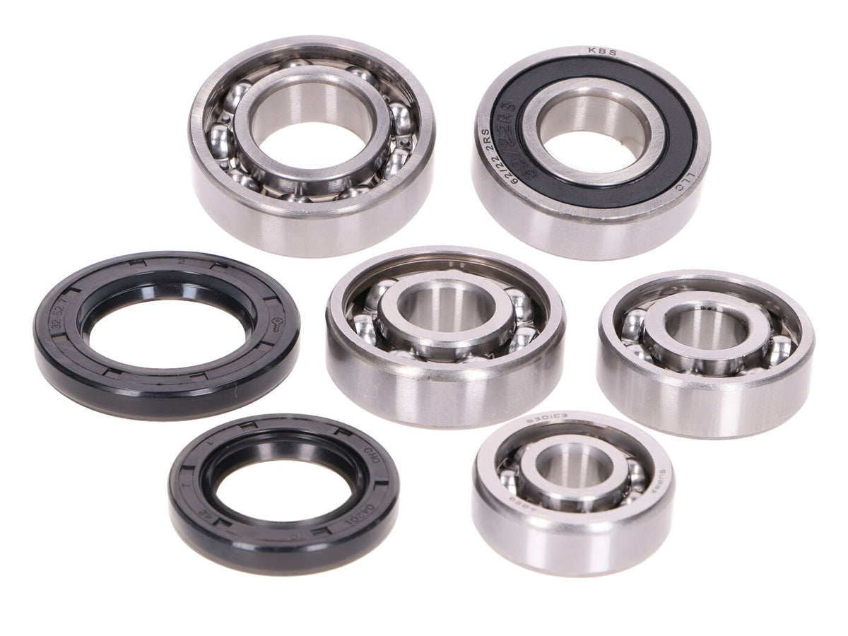 Kit roulements de transmission avec joints spi pour Yamaha X-Max, X-City, Aprilia Leonardo, Malaguti Madison 250-300 4T LC