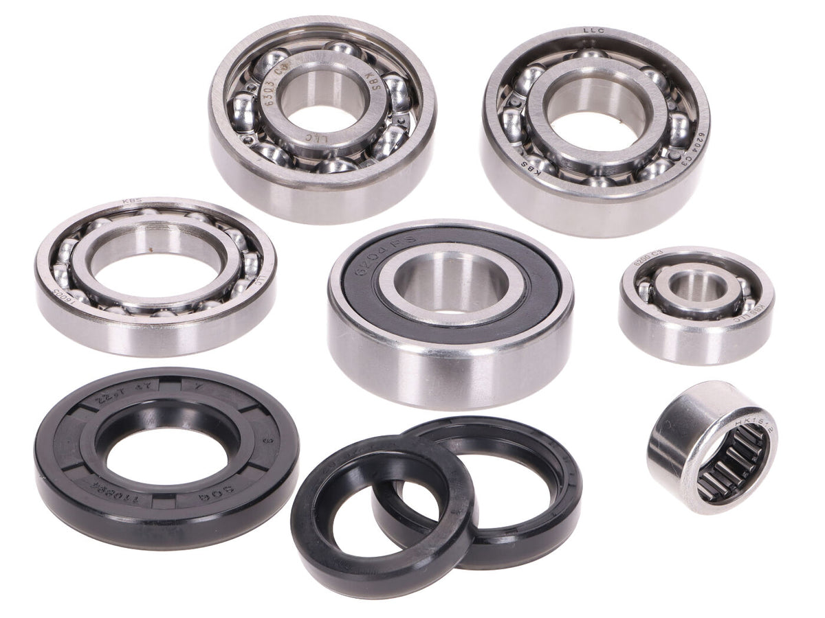 Kit roulements de moteur avec joints spi pour Vespa Smallframe 20mm 50, S, N, R, L, Special, Elestart, PK, 80, 90, 125