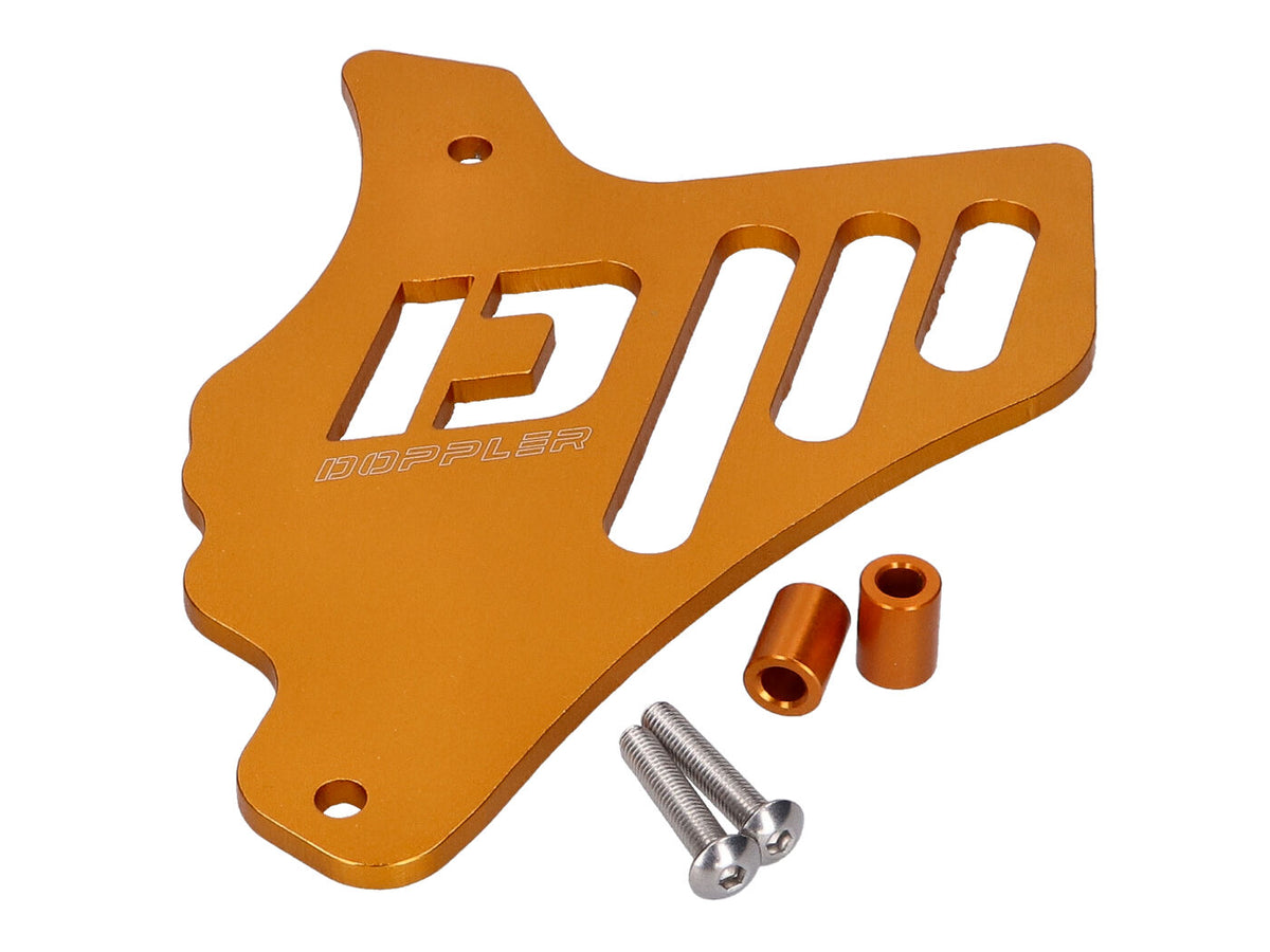 Couvercle de pignon Doppler or pour Minarelli AM, Generic, KSR-Moto, Keeway, Motobi, Ride