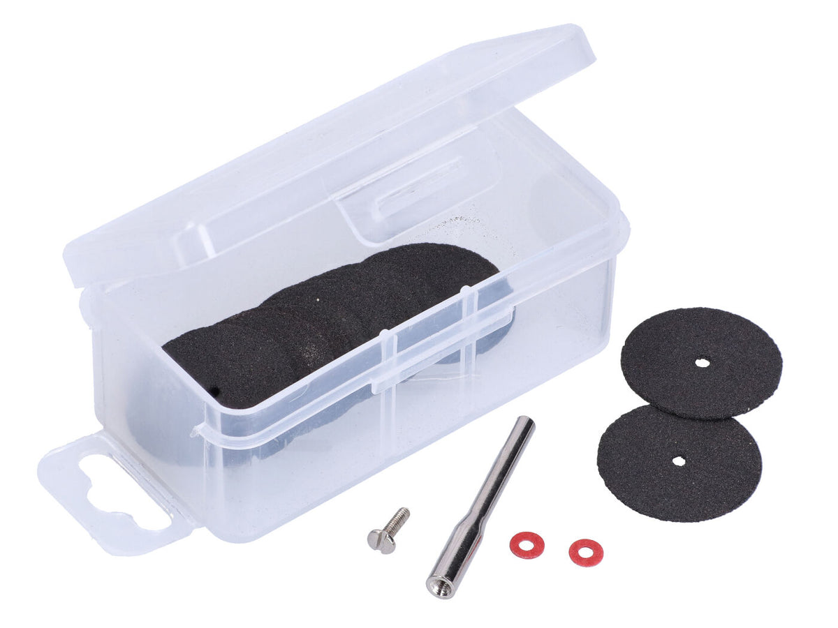 Jeu de 18 disques à tronçonner 24mm métal
