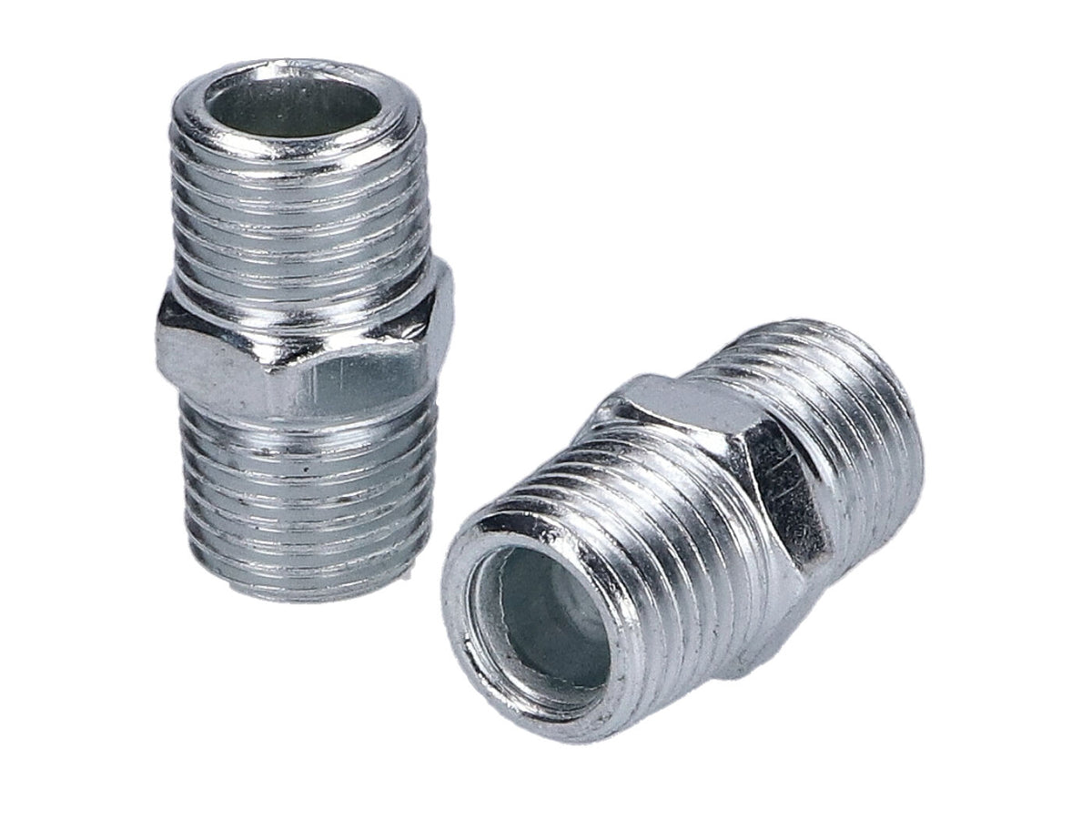 Ensemble de mamelons doubles à air comprimé 1/4 pouce filetage externe BSPT 2-pièces