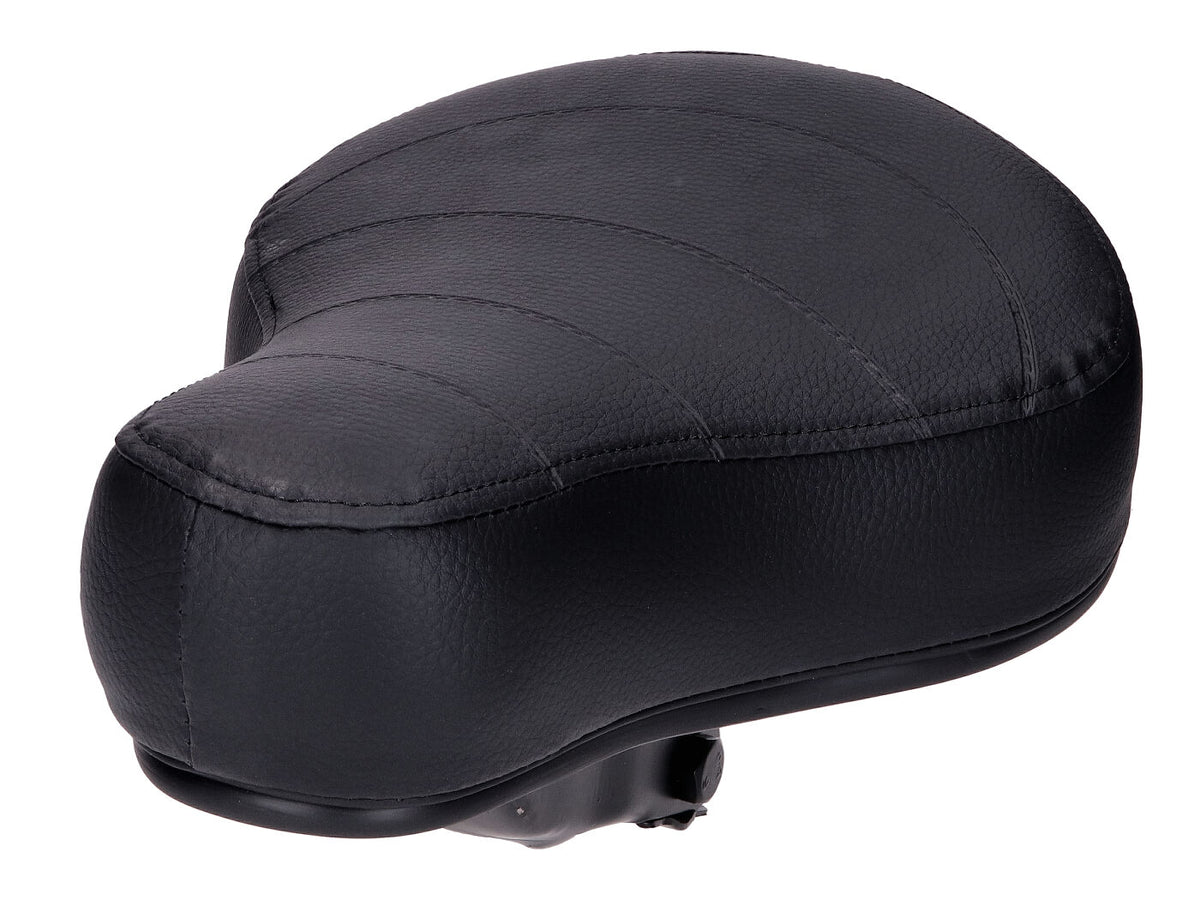 Selle / siège plat 60mm matelassé noir pour cyclomoteur Puch, Kreidler, Zündapp, Hercules, Vespa, Tomos, MBK