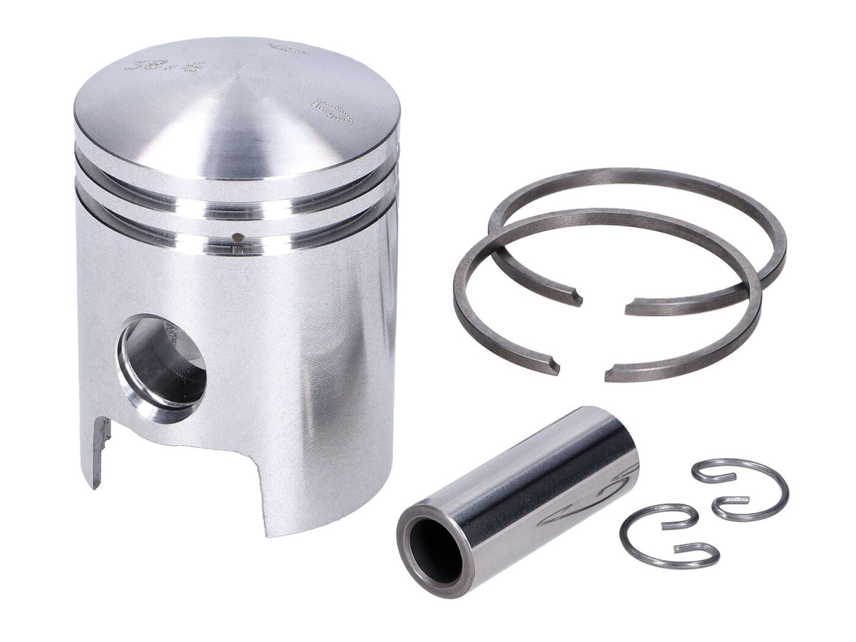 Piston complet Meteor 38,6mm pour Vespa 50, PK, Ape