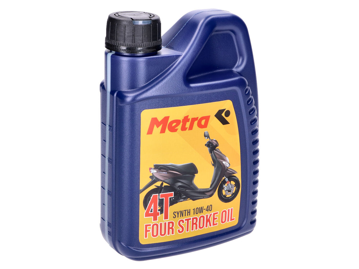 Huile moteur 4 temps Metra entièrement synthétique 10W40 - 1 litre