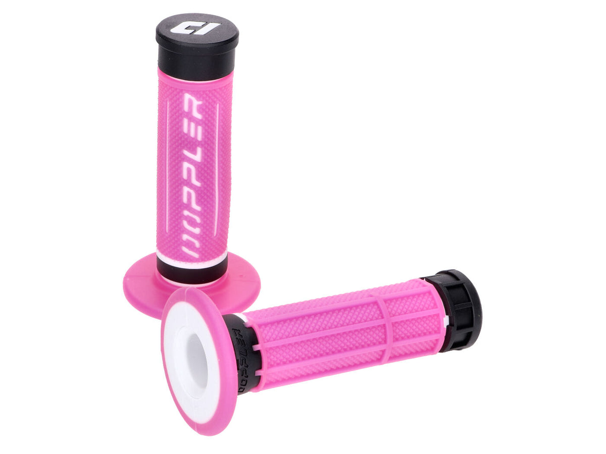 Jeu de poignées Doppler Grip 3D rose / blanc / noir