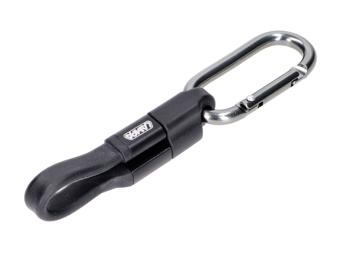 Cordon de charge porte-clés 10cm USB-A vers micro USB