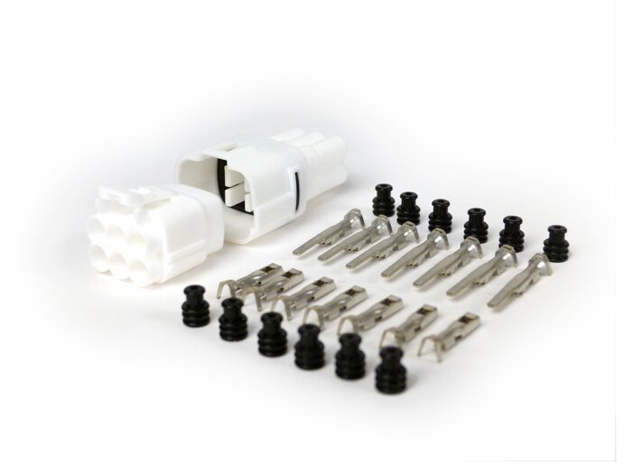 Kit borniers pour faisceau -BGM PRO- type série 090 SMTO MT Sealed, Bihr, 6 fiches, 0.85-1.25mm², impérmeable-