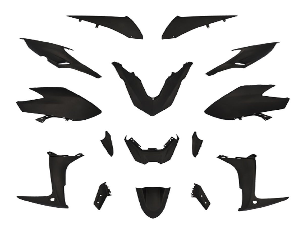 Kit de carénage 15 pièces noir mat pour Yamaha T-Max 560 Euro5 2020-