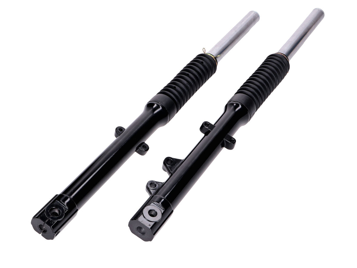 Fourche télescopique Motegra pour frein à disque, noire pour Simson S50, S51, S53, S70, S83