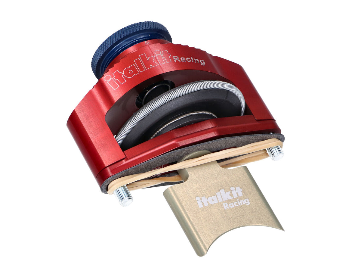 Soupape d´échappement / commande d´échappement / tiroir d´échappement Italkit réglable pour Aprilia RS 125 2T LC (122, 123 moteur ROTAX)
