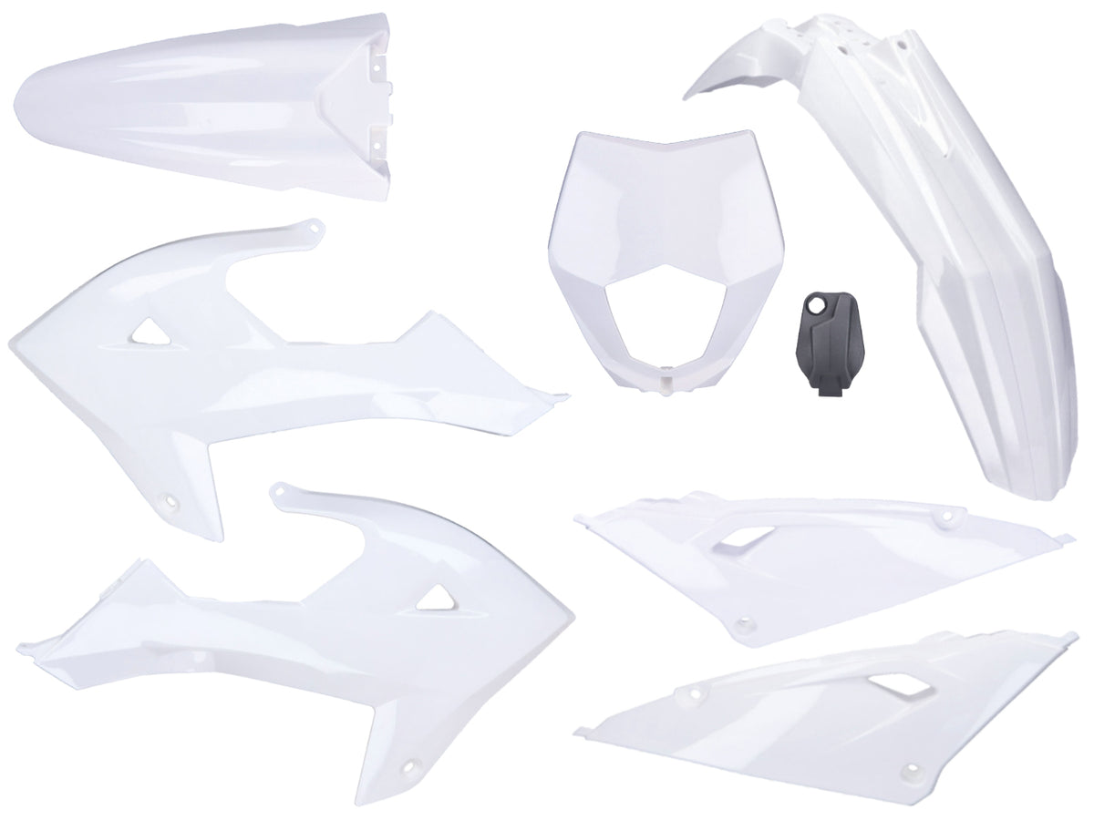 Kit complet de carénage blanc pour Rieju MRT Pro 2021-2023 Euro5