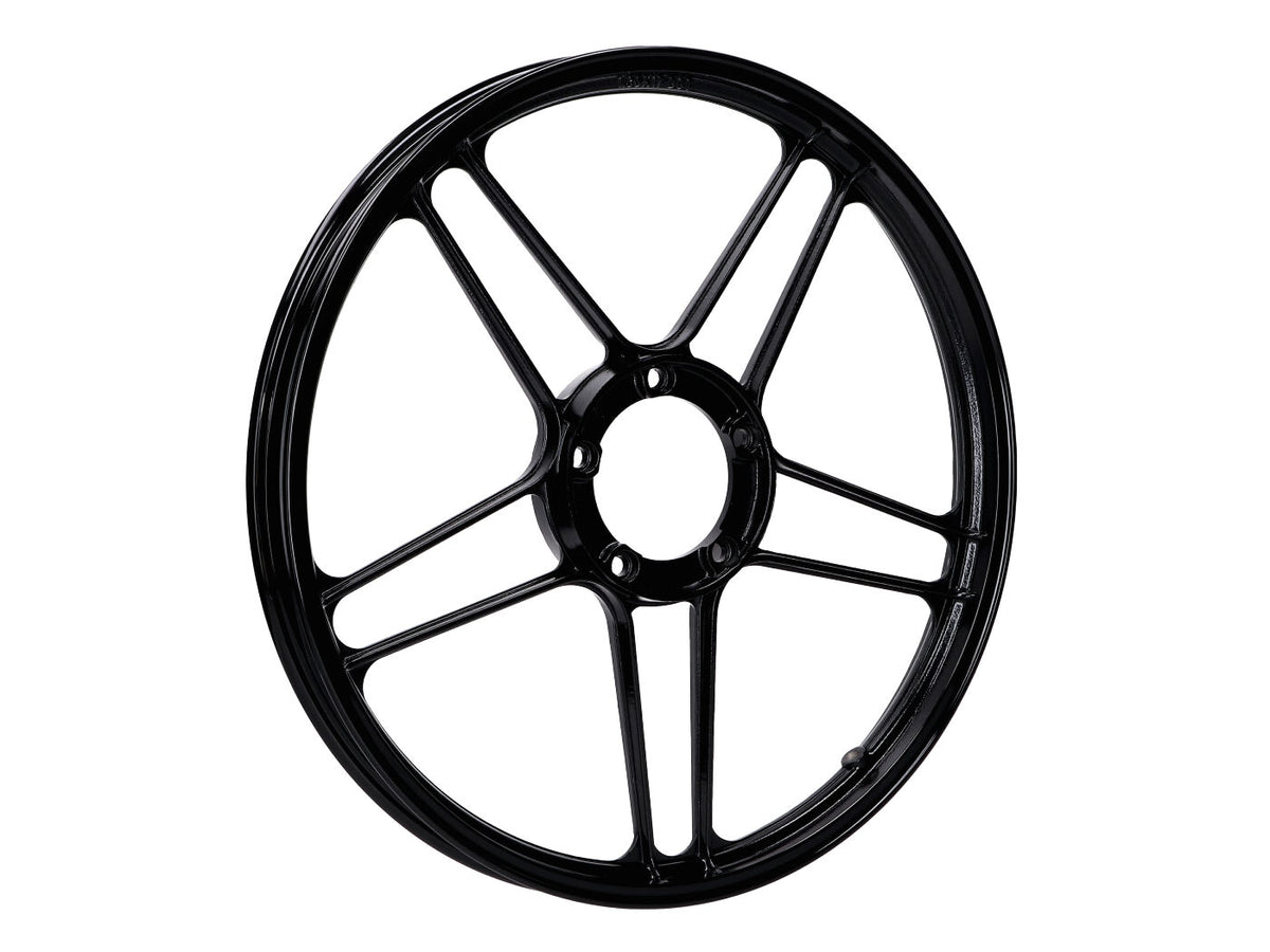 Jante aluminium noir brillant 17 pouces noir Avant, arrière pour Puch Maxi