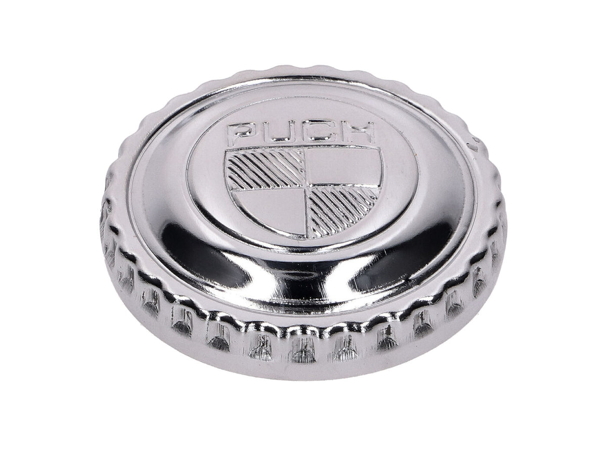 Bouchon de réservoir 40mm avec logo en relief pour Puch Mofa