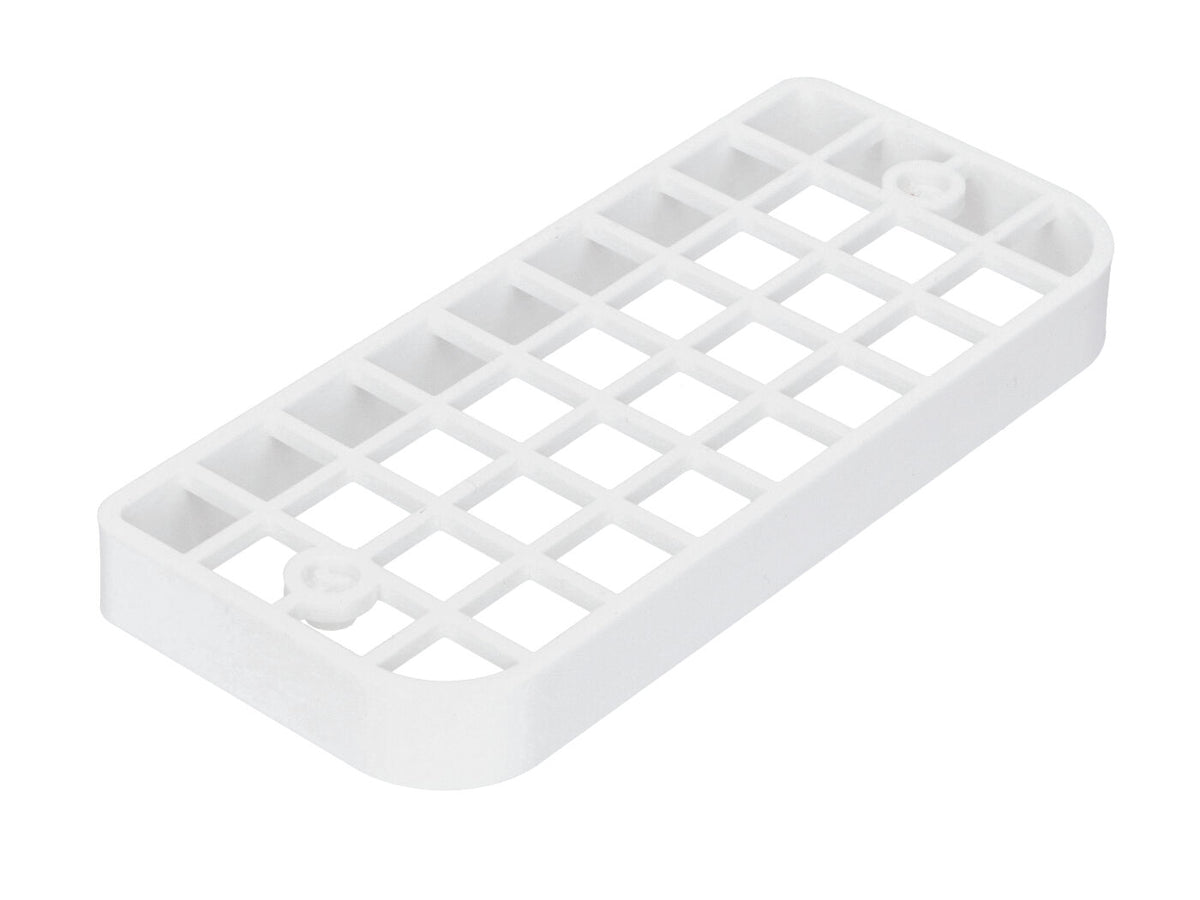 Grille de lampe pour feu arrière carré (ABS plastique) Blanc pour Piaggio Ciao P/PX