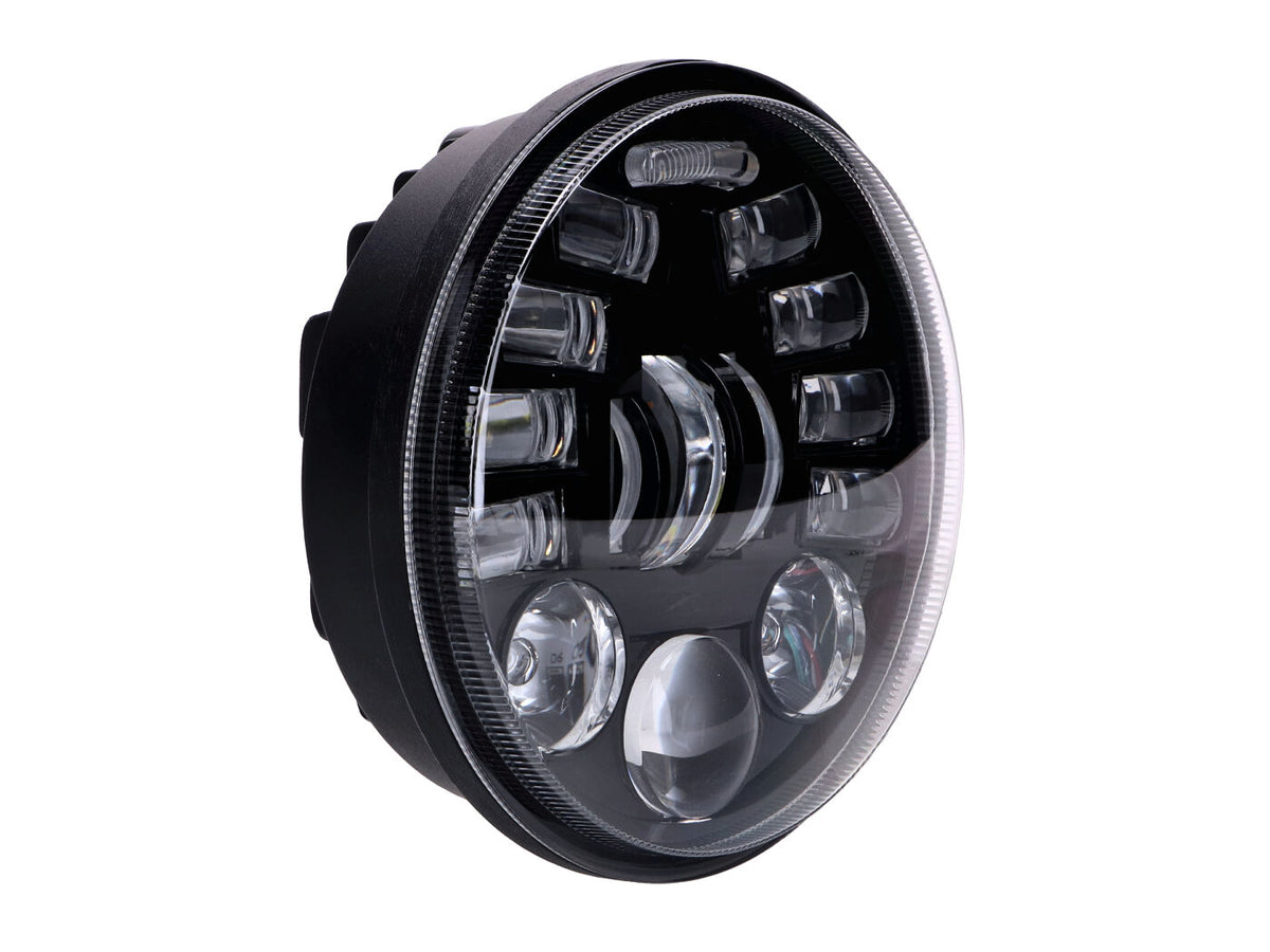 Phare LED Custom D=146mm 5,75" V7 pour Simson S50, S51, S70, S53, S83 Enduro