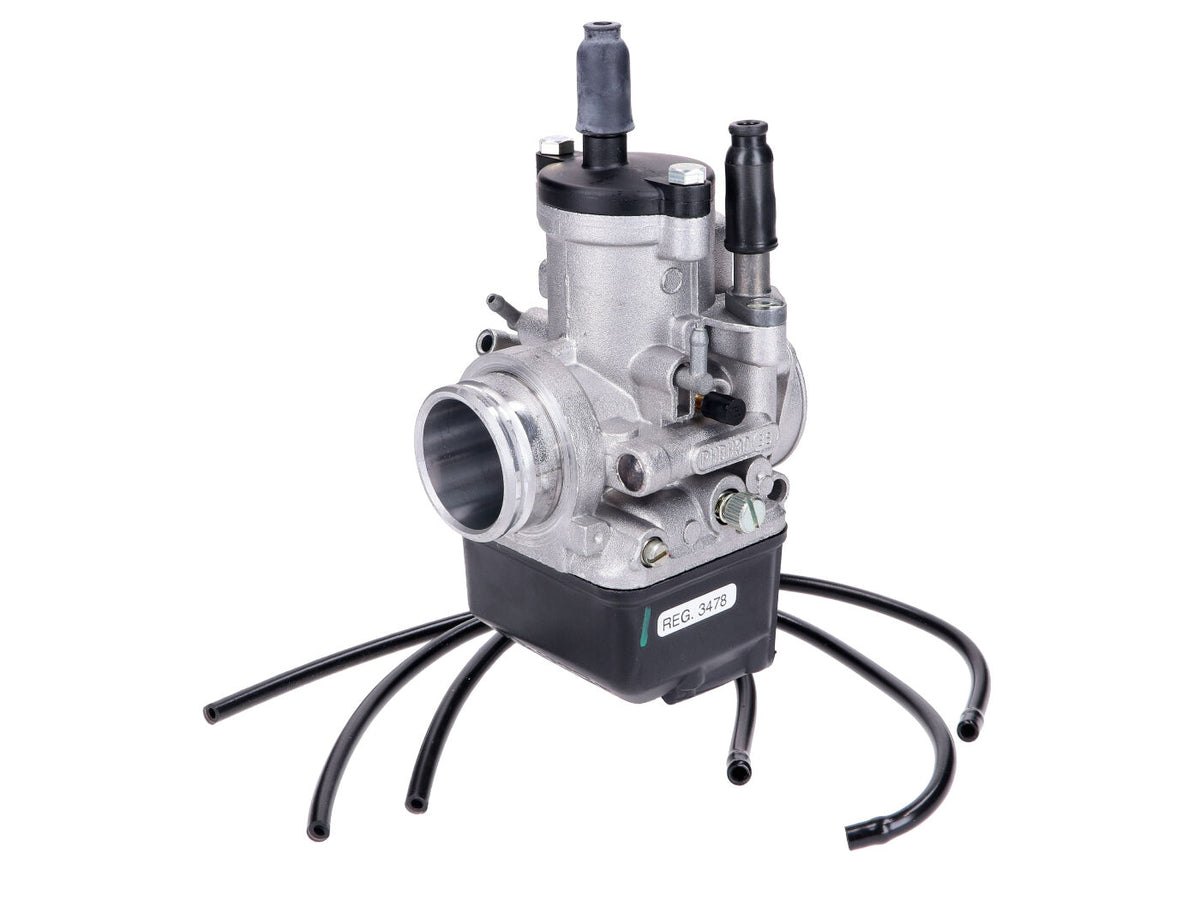 Carburateur Dellorto PHBH 30 BS 2 T avec raccord d´huile pour Vespa PX, PE