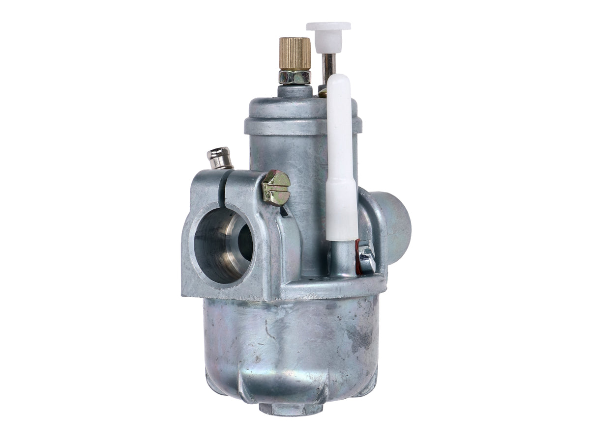 Carburateur 10mm avec bride de serrage 18mm et écouvillon de démarrage à froid pour cyclomoteur, mobylette