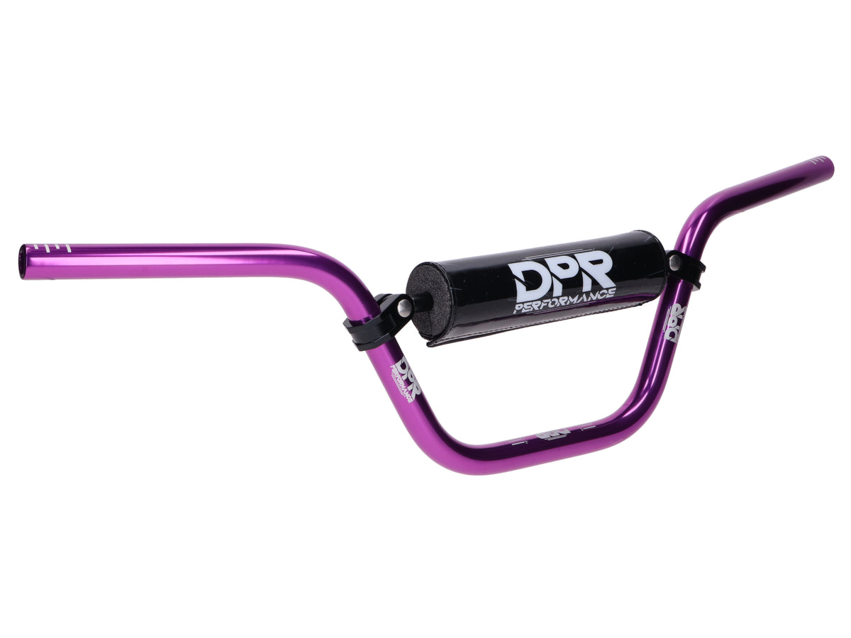 Guidon 22,2mm avec entretoise et coussin violet pour Simson Enduro