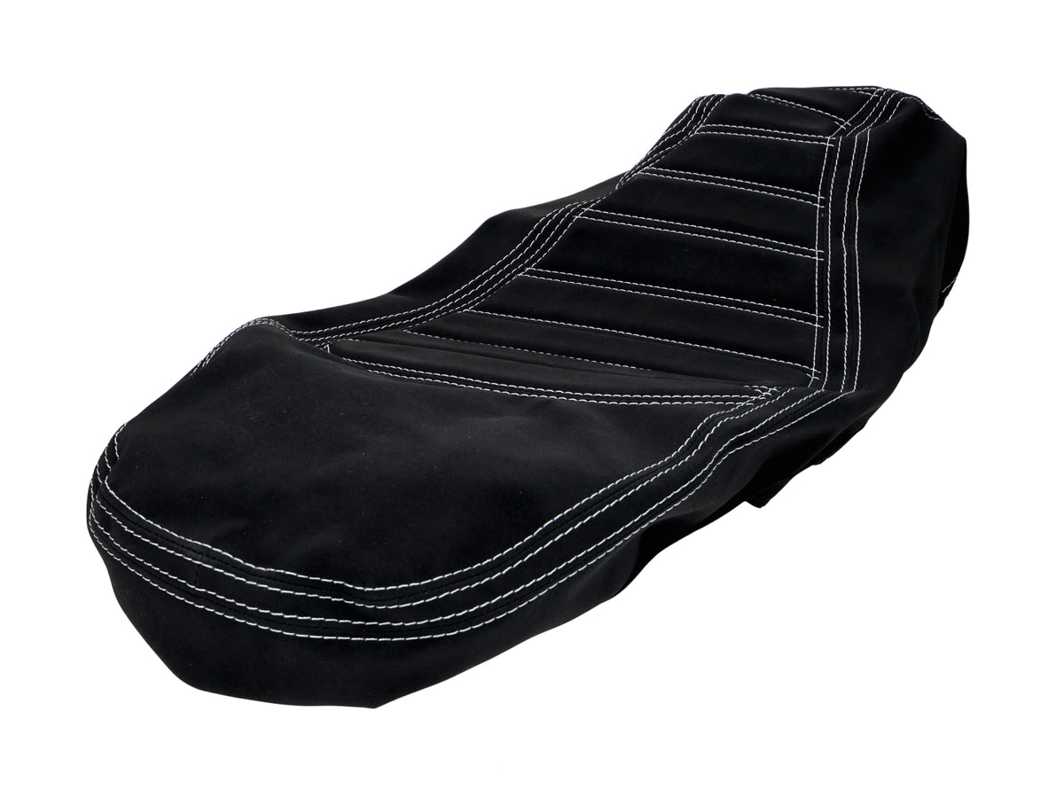 Housse de selle Regia noir/blanc pour Vespa GTS 125, 250, 300