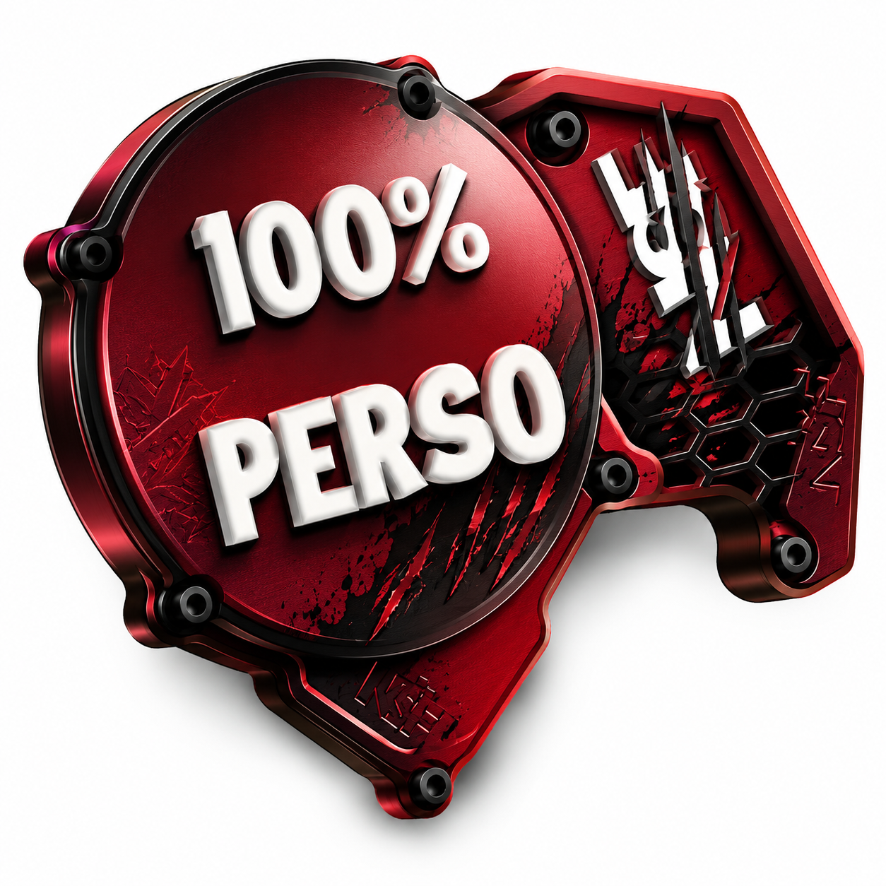 Cache allumage + cache pignon 100 % perso