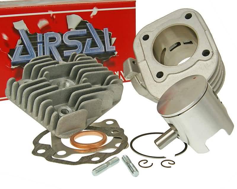 Kit de cylindres Airsal T6-Racing 69,7ccm 47,6mm KB D=10mm pour Minarelli couché AC