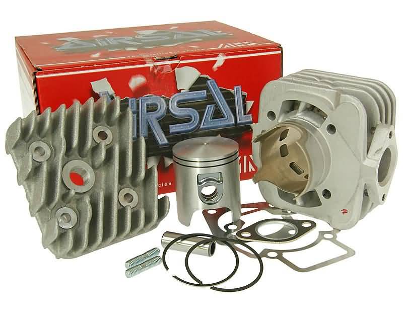 Kit cylindre Airsal T6 Tech-Piston 69,7ccm 47,6mm pour Piaggio AC = AS14262
