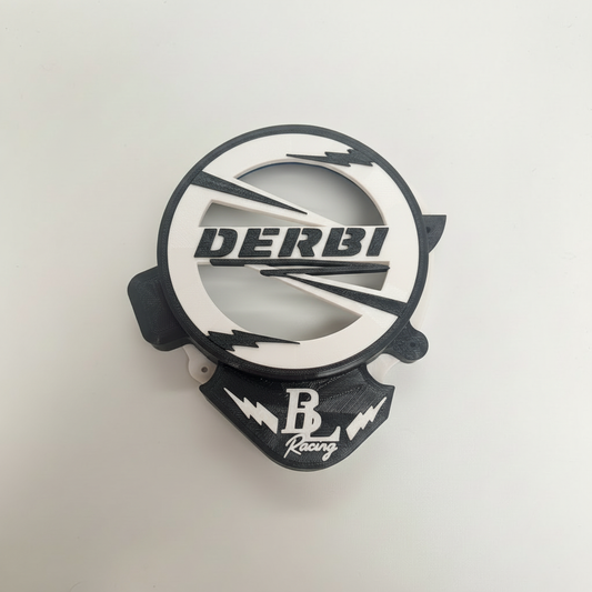 Derbi Racing Badge - Blanc et noir