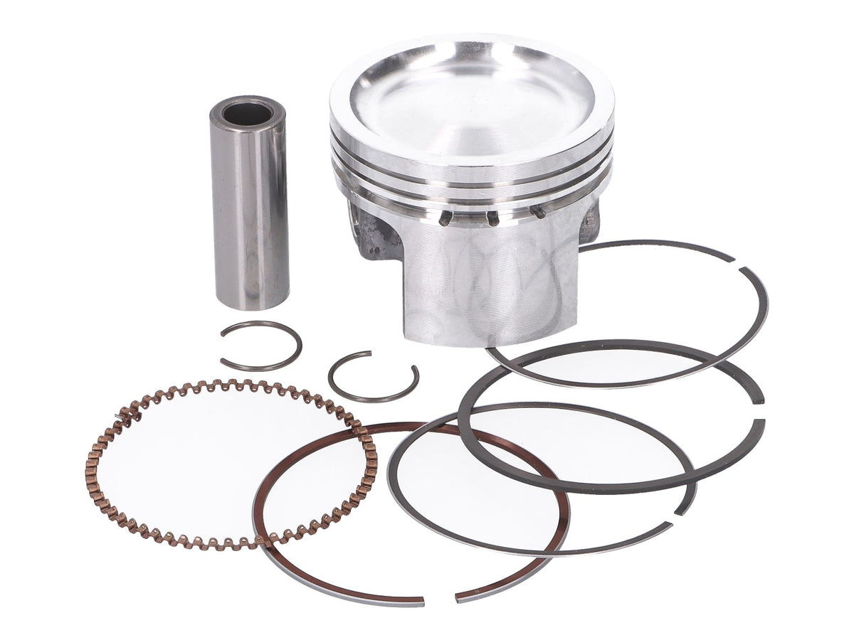 Piston complet DR 80ccm 49mm pour Piaggio 50 4T