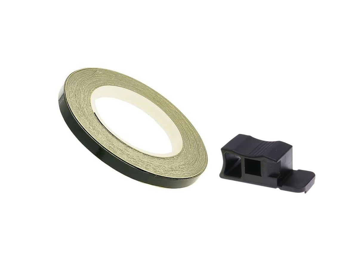 autocollant pour bord de jante 7mm - noir - 600cm