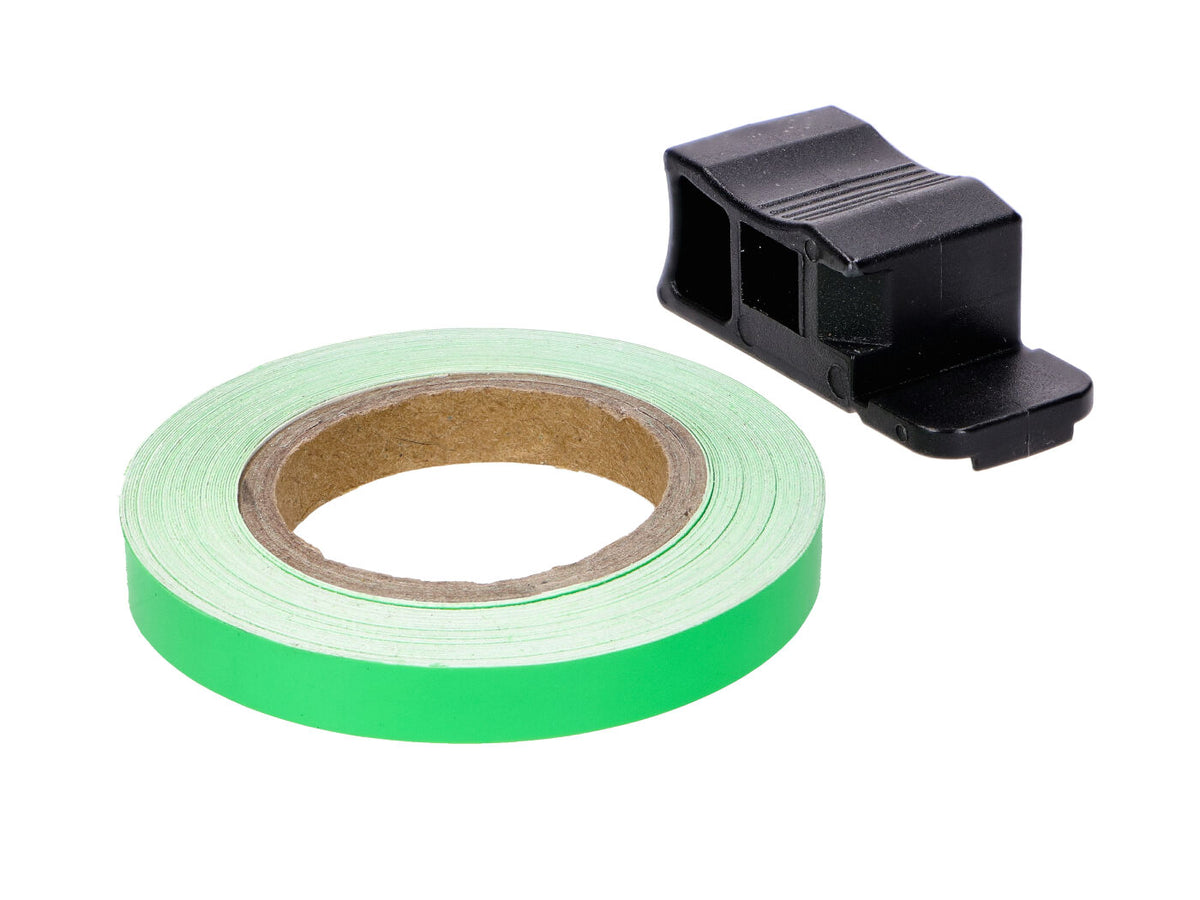autocollant pour bord de jante 7mm - vert - 600cm