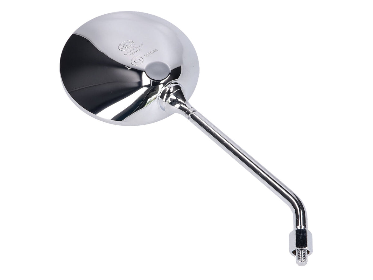 Rétroviseur droit M8 chromé pour Vespa LX 50 2T, 4T, Liberty 50-200 4T