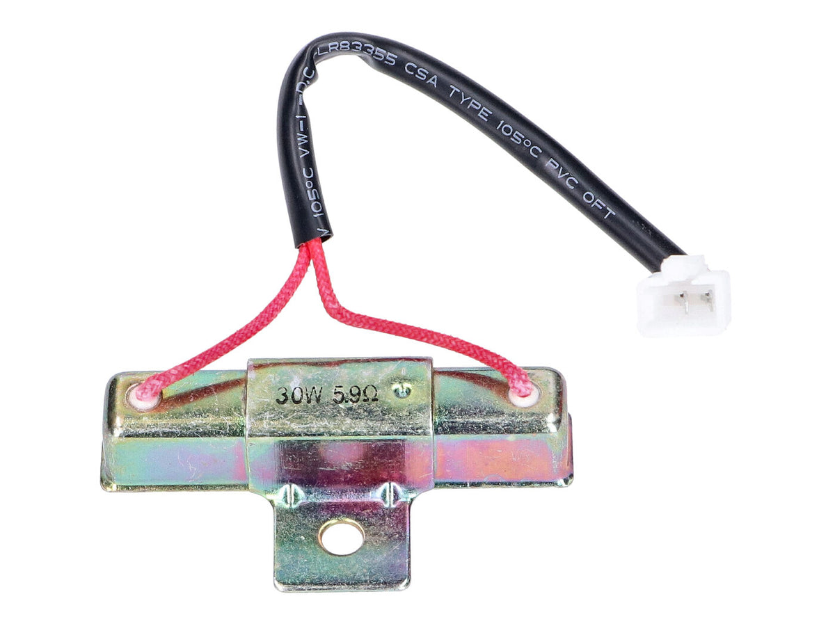 Résistance lumineuse 30 Watt 5,9 Ohm pour CPI, Generic, Keeway, ATU 2 temps