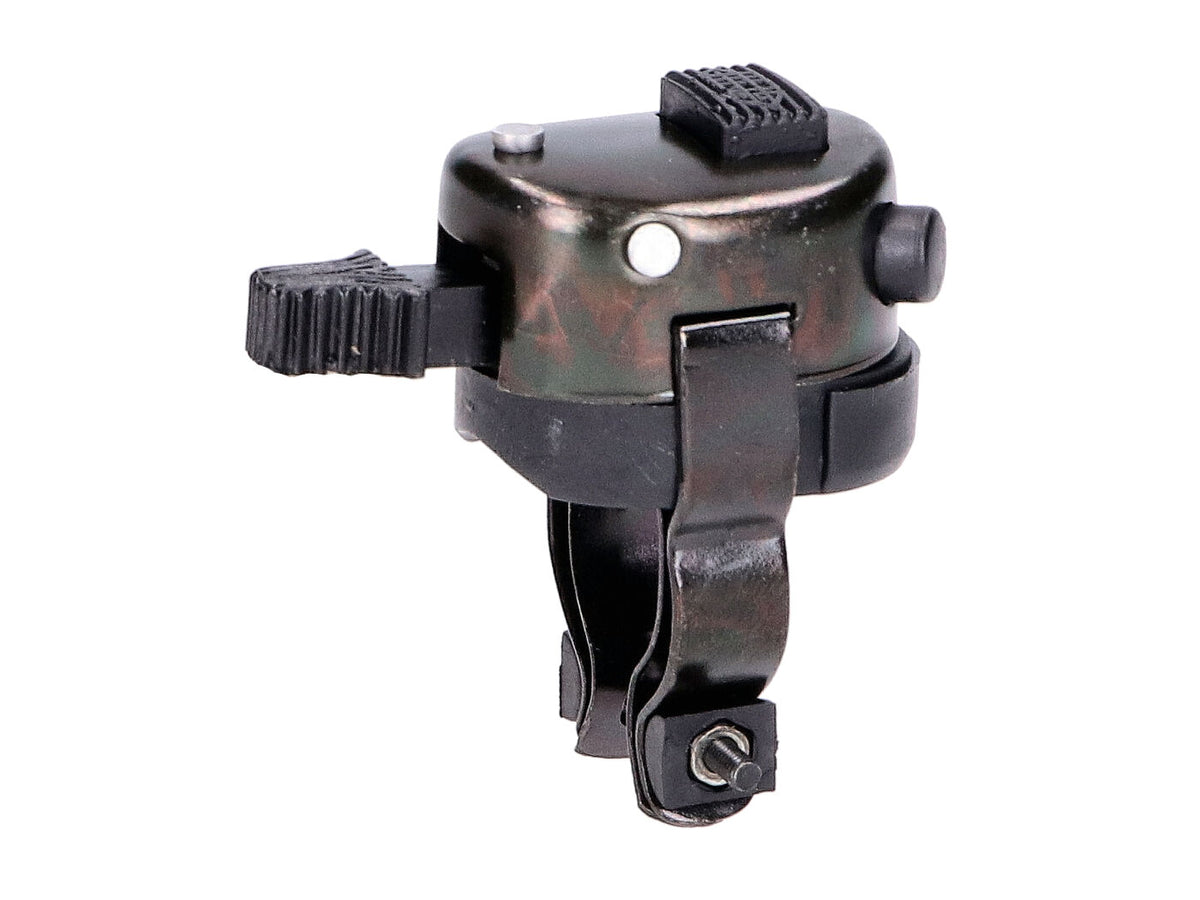 Commutateur de clignotants et bouton klaxon Vintage noir - universel