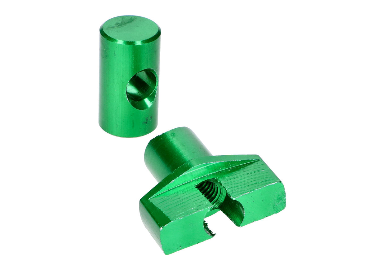 Kit de réglage du câble de frein M6 aluminium vert - universel