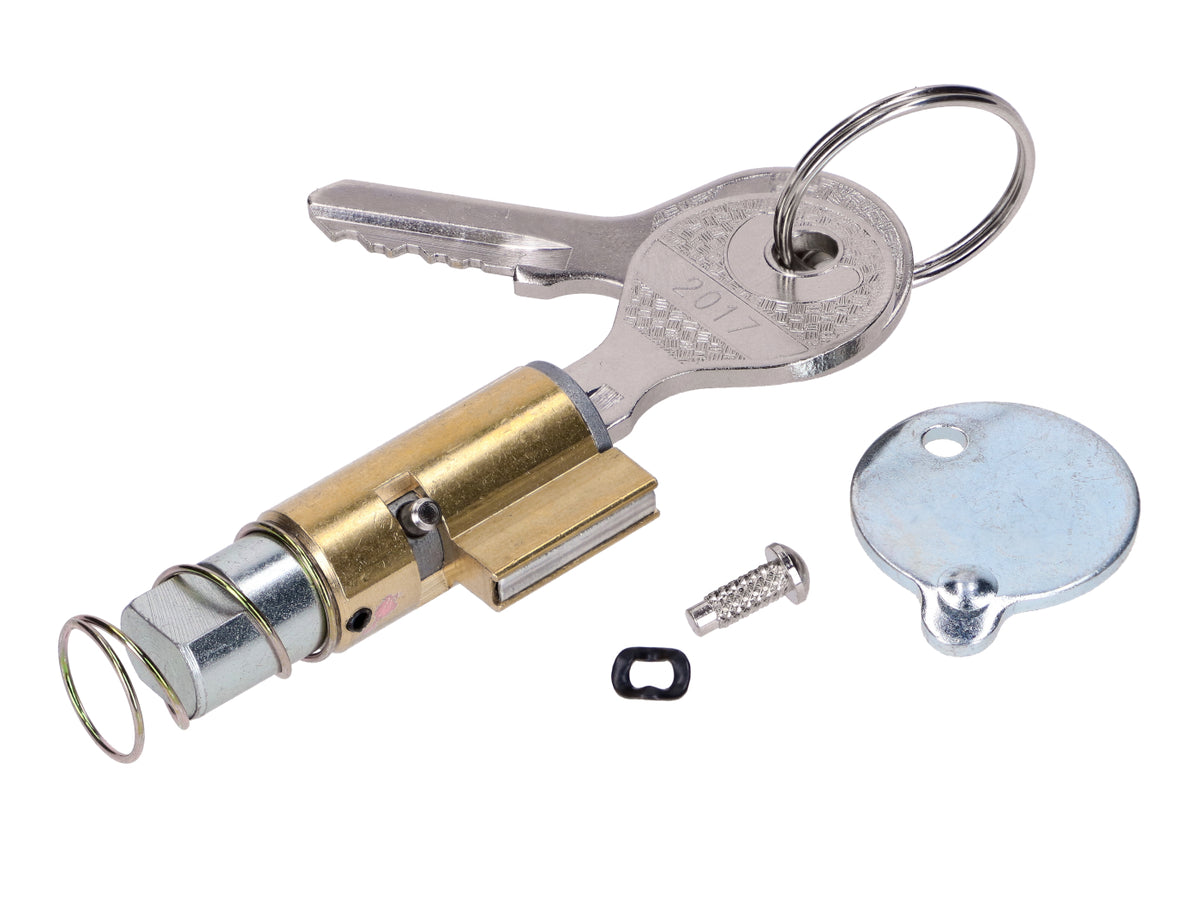 Antivol de direction 12mm avec 2 clés pour vélomoteur, cyclomoteur, mobylette