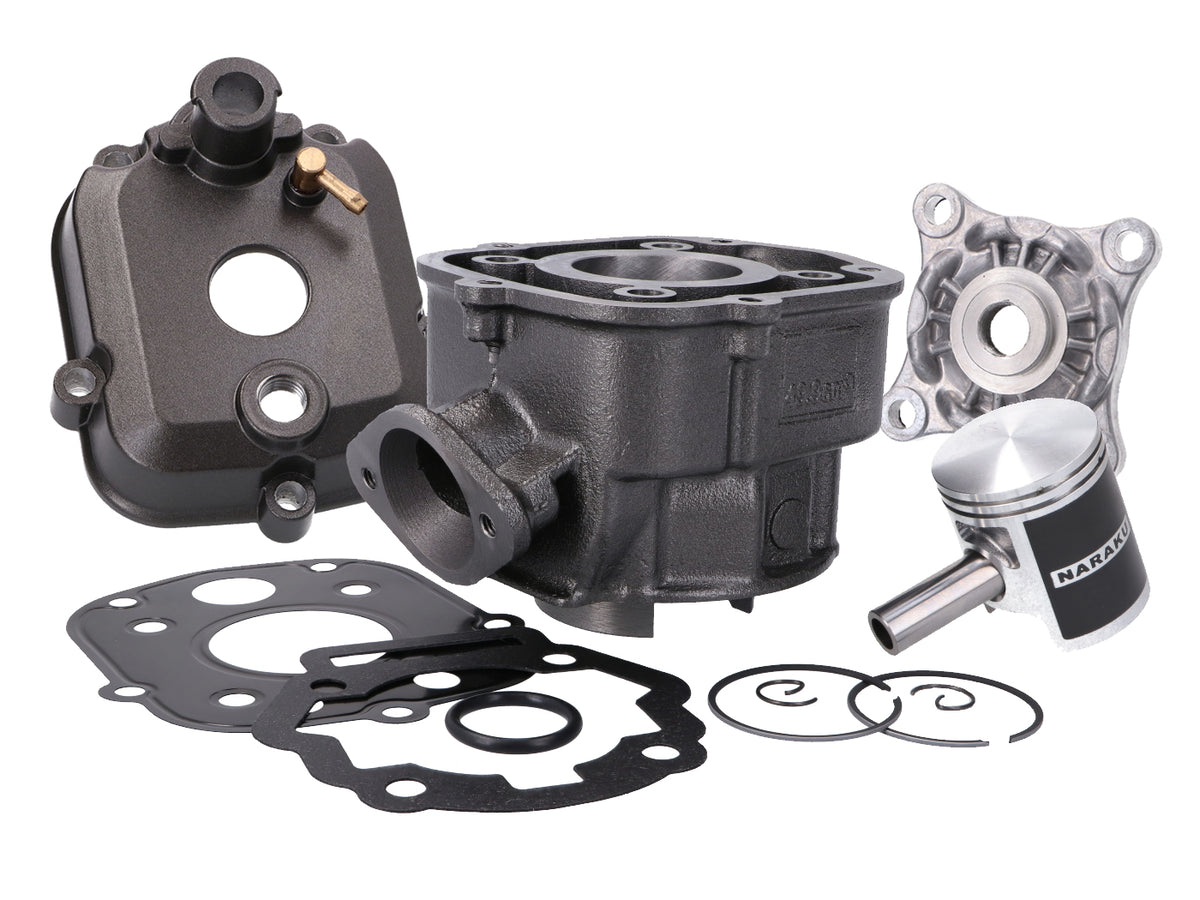 Kit cylindre Naraku 50ccm avec culasse pour Derbi Senda, Aprilia RX/SX, RS4, Gilera RCR/SMT D50B0 E4 2018-