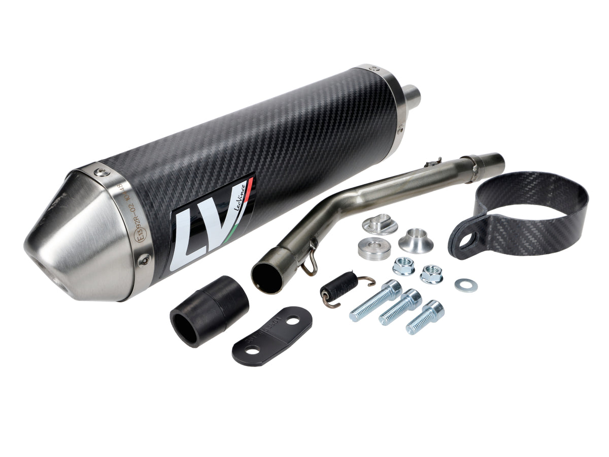 Silencieux arrière LeoVince X-Fight Carbon pour RIEJU MRT 50, MRT 50 PRO, MRT 50 SM PRO 2021-2023