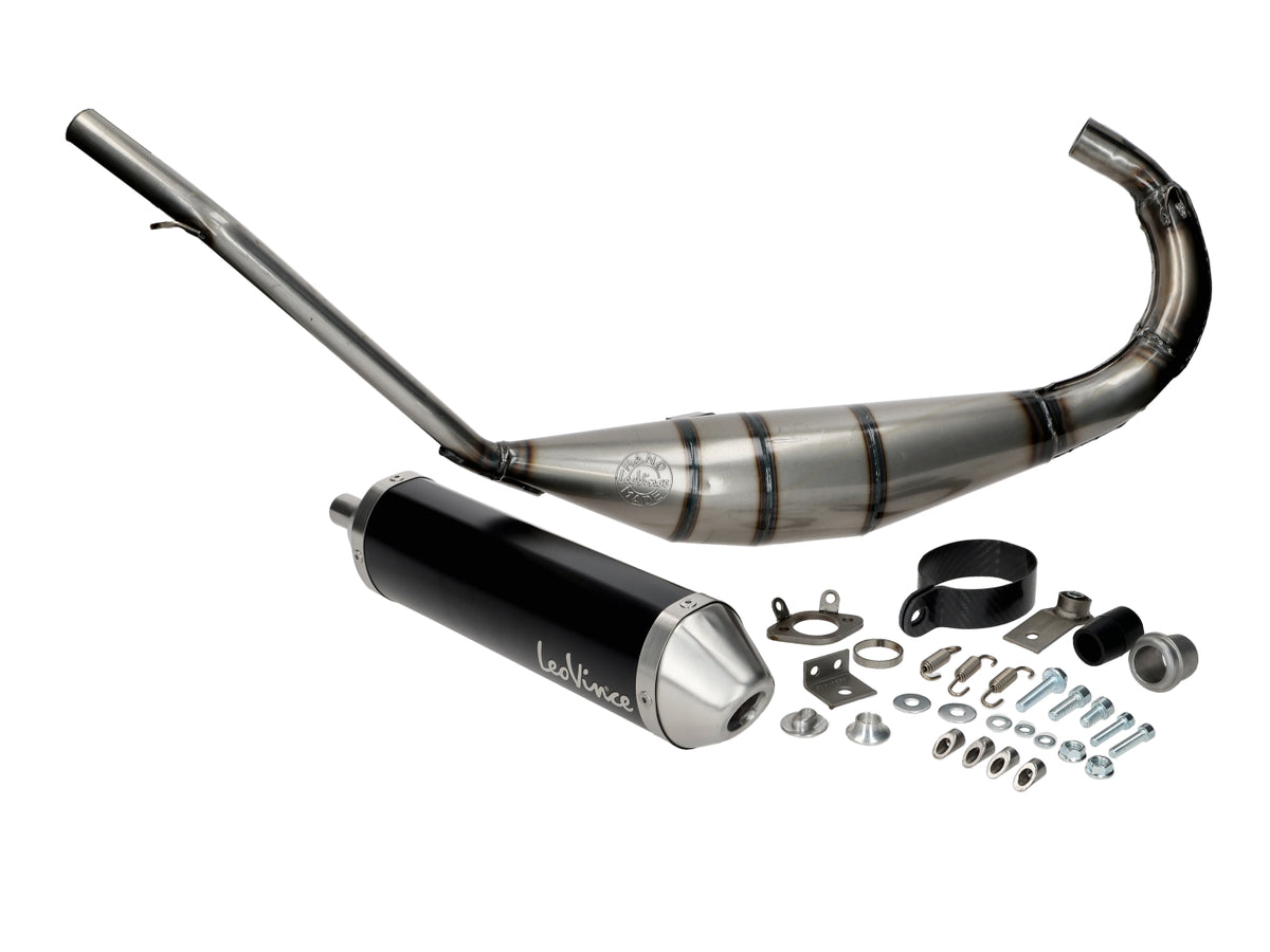 Échappement LeoVince X-Fight Black Edition pour Aprilia RS4 50