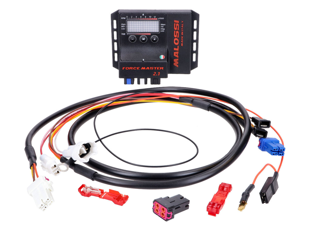 Module d´injection Malossi Force Master 2.1 à partir de 177ccm kit de cylindres pour Yamaha WR R-X 125 (E3D9E)/ YZF R 125
