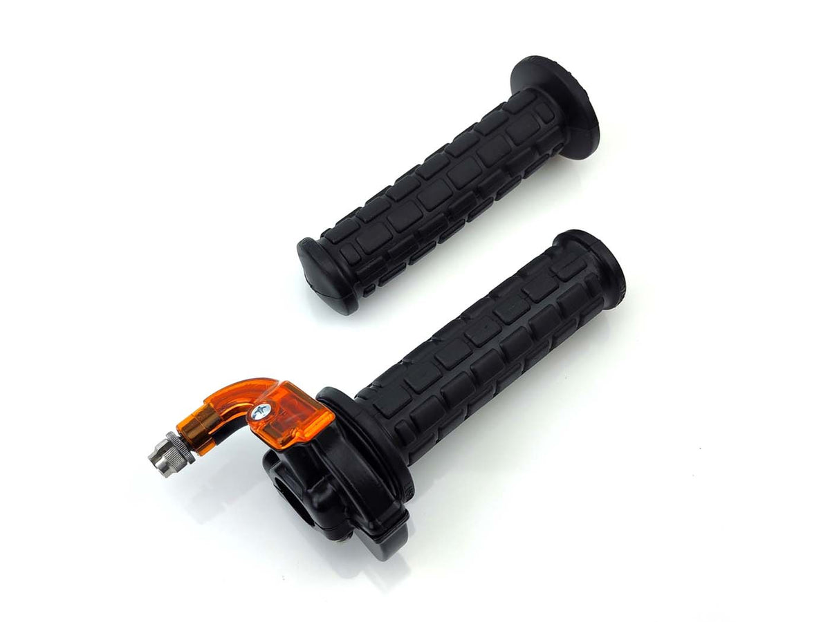 Poignée de gaz métal 150mm noir pour Zündapp, Kreidler, Hercules, Puch, KTM