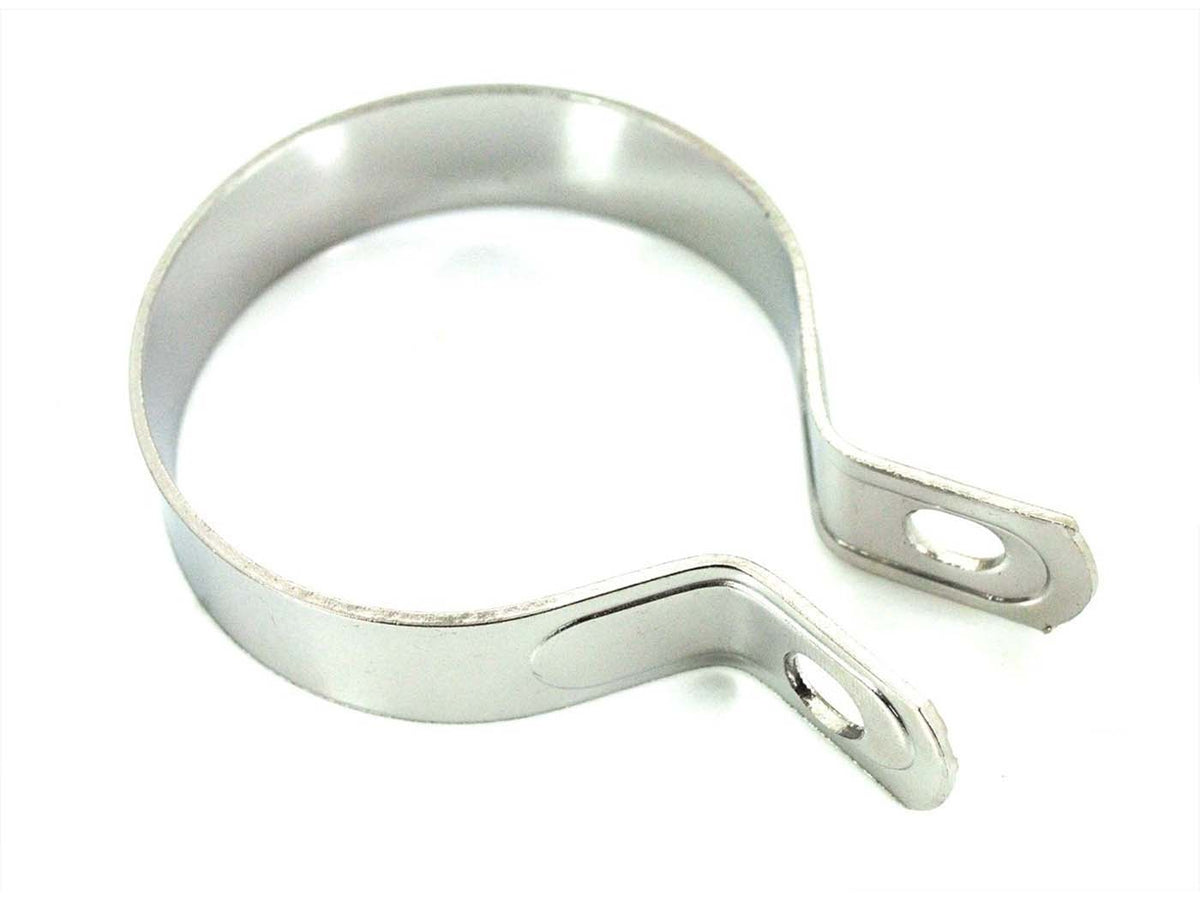 Collier d´échappement chromé 65mm 20mm pour vélomoteur, cyclomoteur, mobylette, KKR, scooter