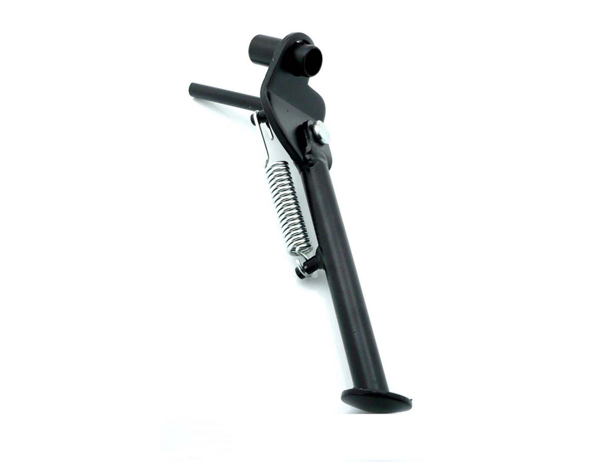 Béquille latérale noire métal pour Vespa, Piaggio, Ciao