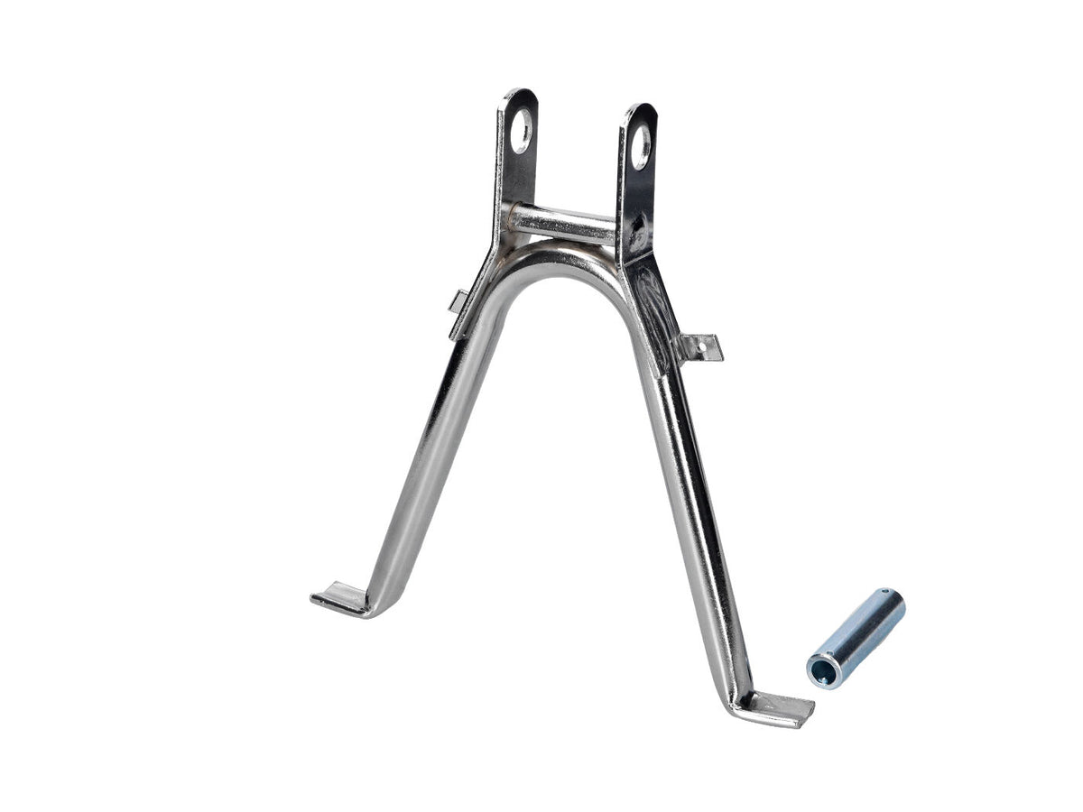 Béquille principale chromée avec tube de support pour Zündapp C 50 Super Type 441, Sport 517, 529 GTS 50, KS
