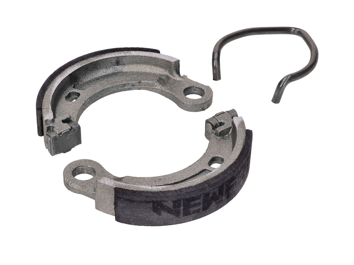Plaquettes de frein Newfren 90x18mm pour Puch Maxi, Hercules Prima, Garelli Bonanza, Saxonette, KTM Foxi, Ponny, Piaggio Bravo, Super Zündapp A 25